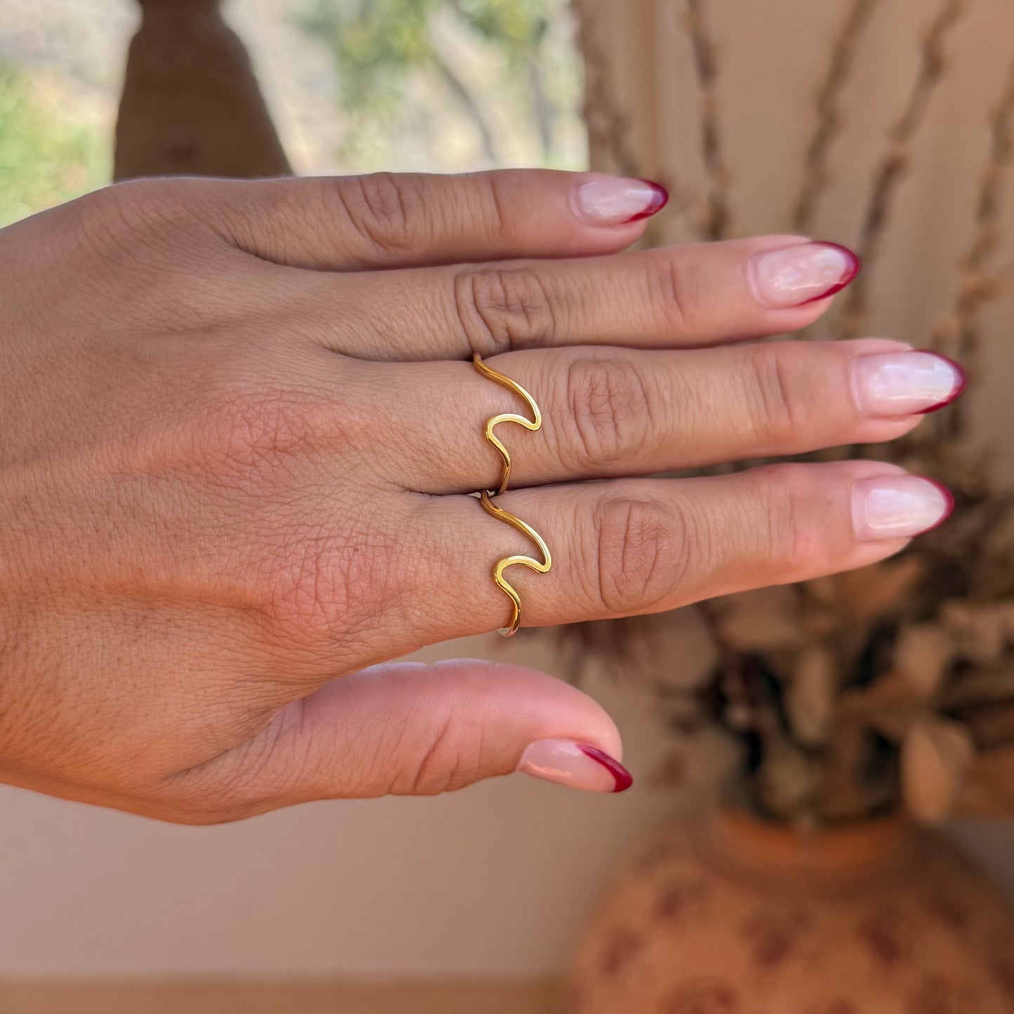 Creating Waves Stacker Ring