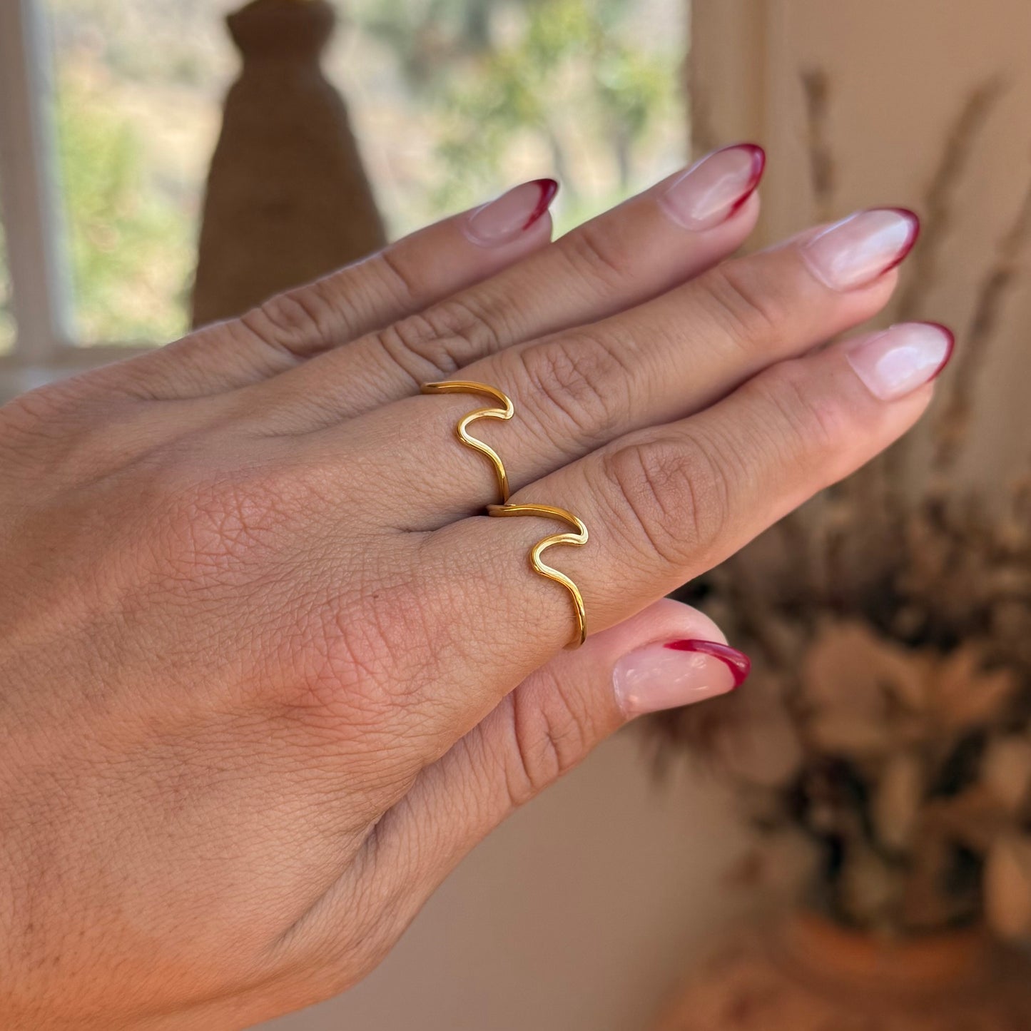 Creating Waves Stacker Ring
