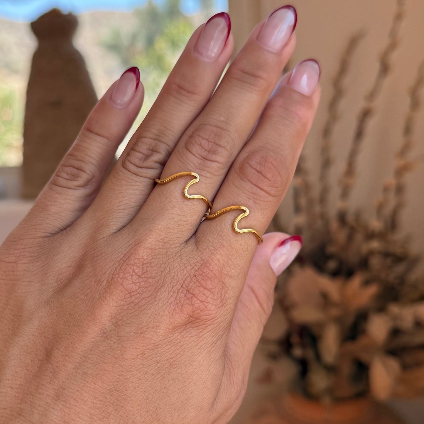 Creating Waves Stacker Ring