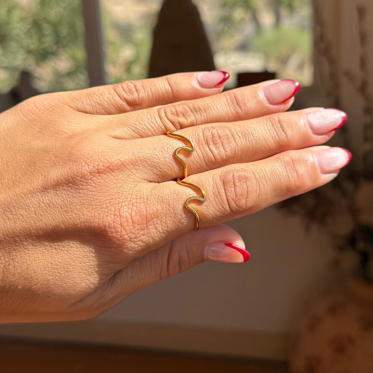 Creating Waves Stacker Ring