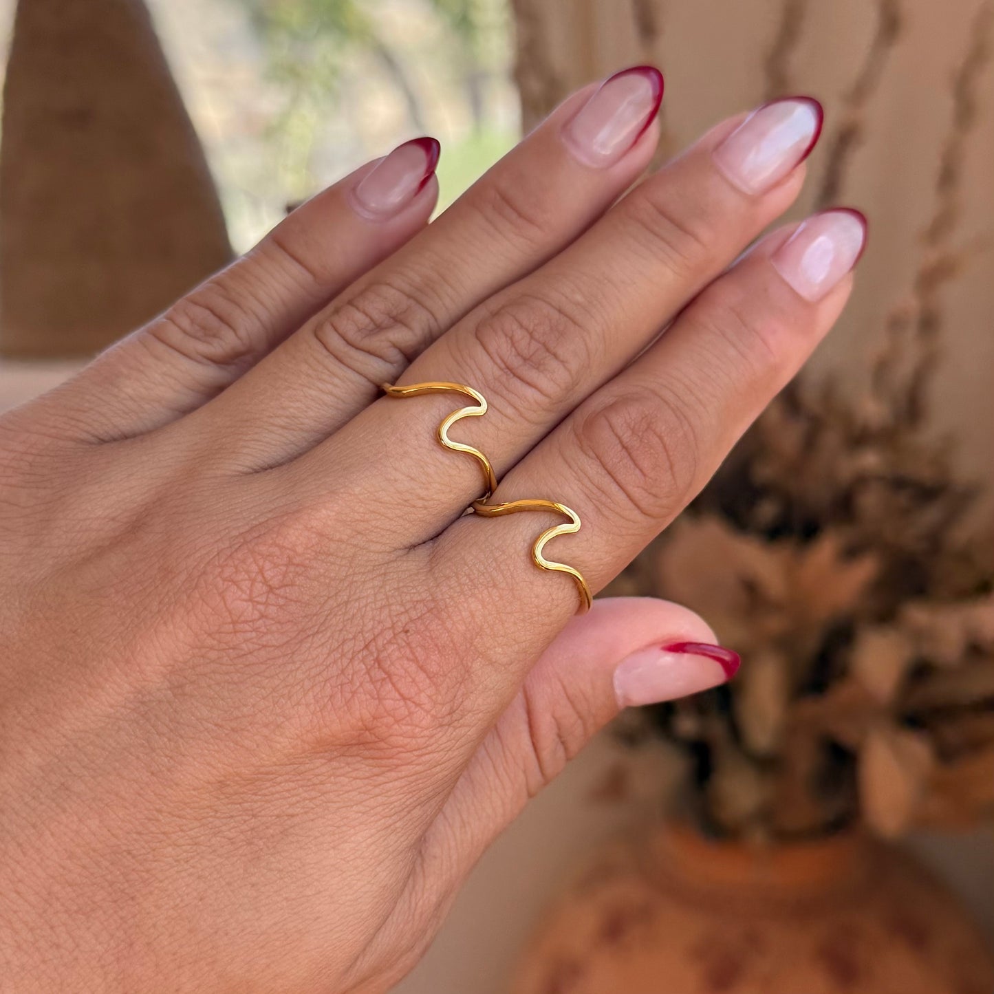 Creating Waves Stacker Ring