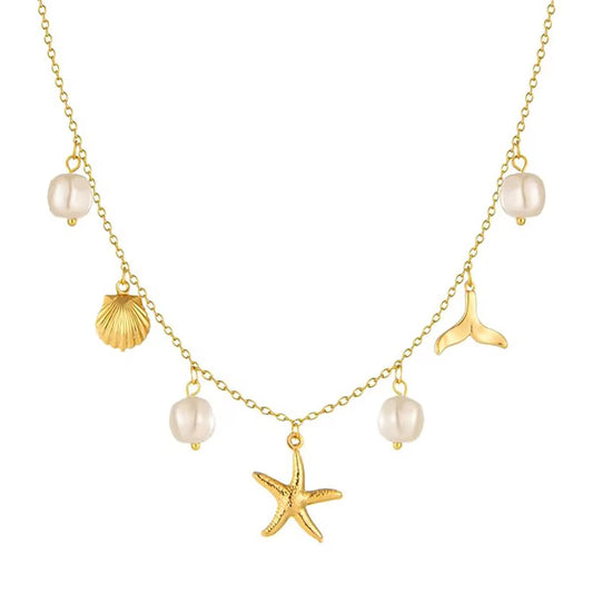 Coastal Pearl Necklace