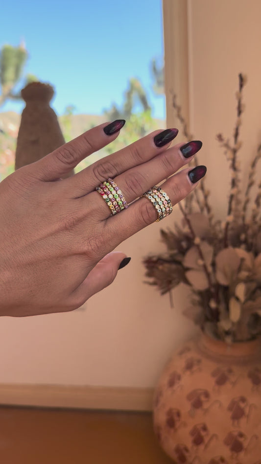 Evil Eye Stacker Rings